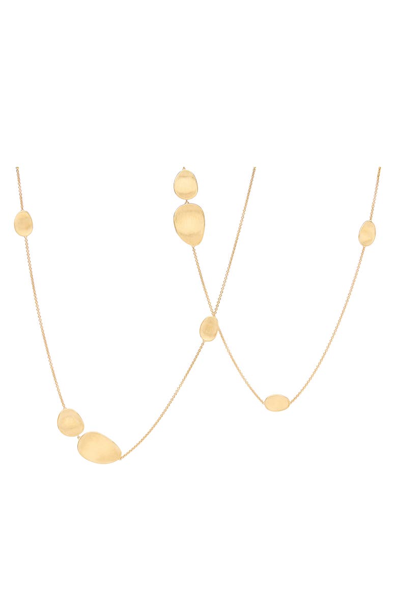 Marco Bicego Lunaria Long Necklace, Alternate, color, 18K Gold