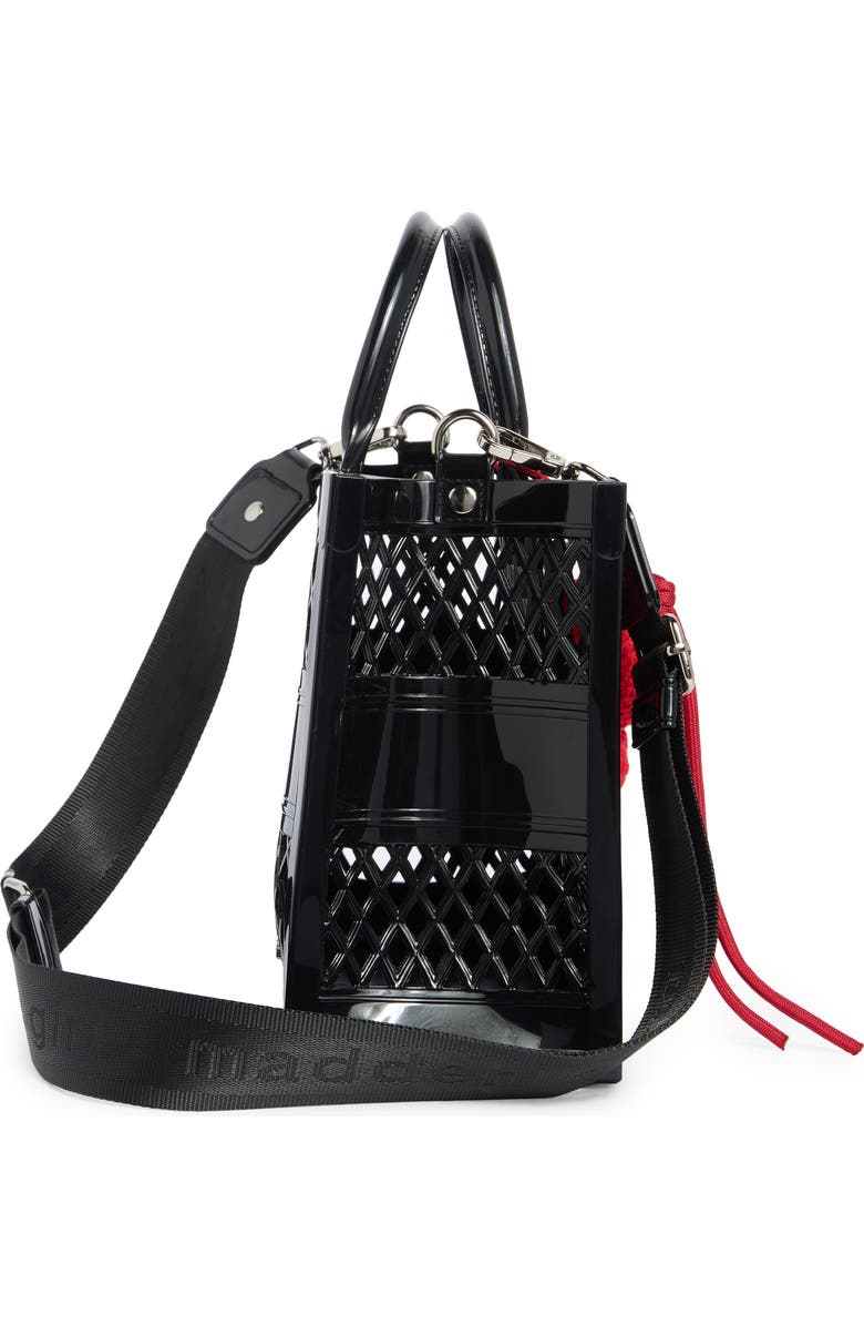 Madden Girl Mini Jelly Tote Bag, Alternate, color, Black