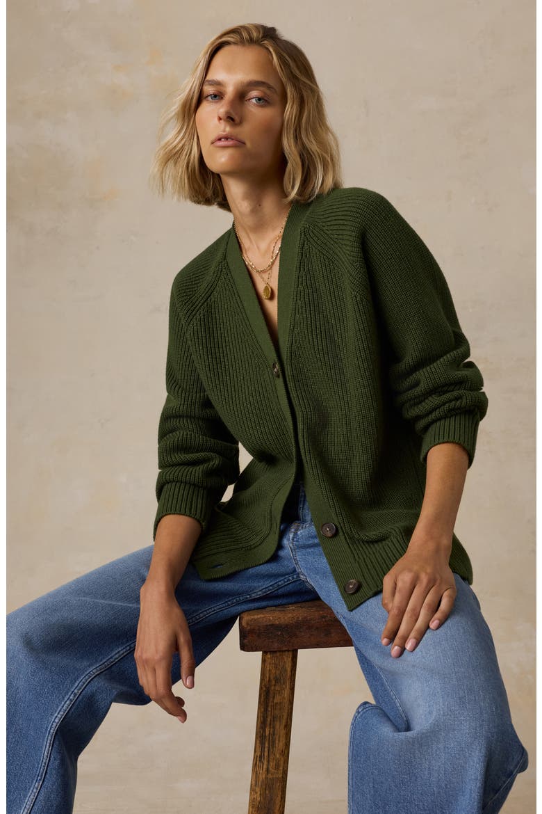 Northshore Cardigan, Alternate, color, DEEP GREEN