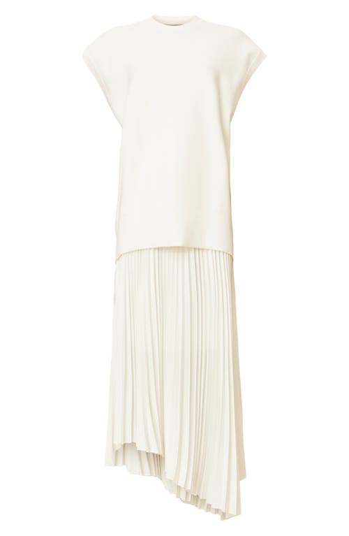 Allsaints Leia Harley 2-in-1 Dress In Chalk White