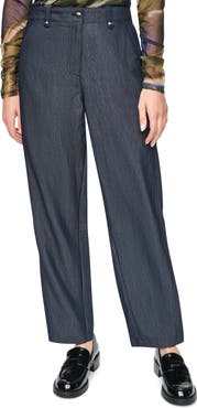 DKNY Barrel Leg Sanded Twill Pants