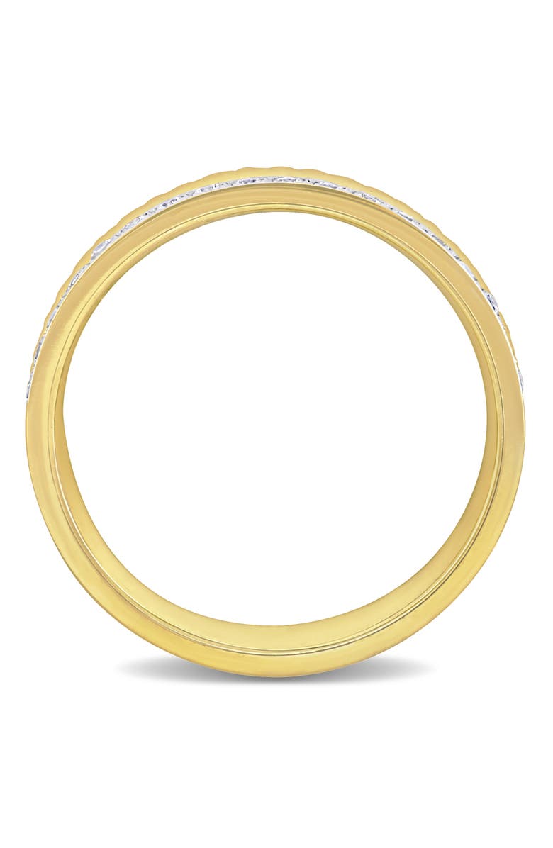 Julianna B. Cubic Zirconia Eternity Textured Band 14k, Alternate, color, 