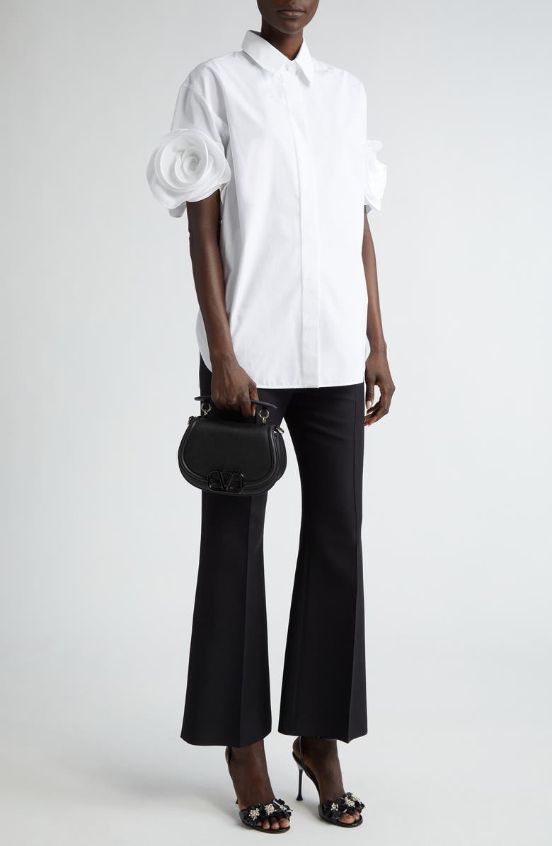 Valentino Garavani VSling Leather Saddle Bag, Alternate, color,