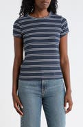 Splendid Stripe Rib T-Shirt