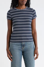 Splendid Stripe Rib T-Shirt