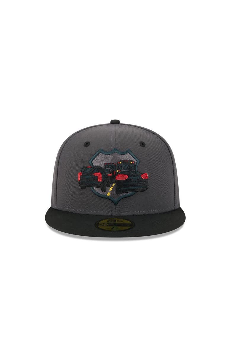 New Era Men's New Era Gray Lehigh Valley IronPigs Theme Nights 59FIFTY Fitted Hat, Alternate, color, Gray