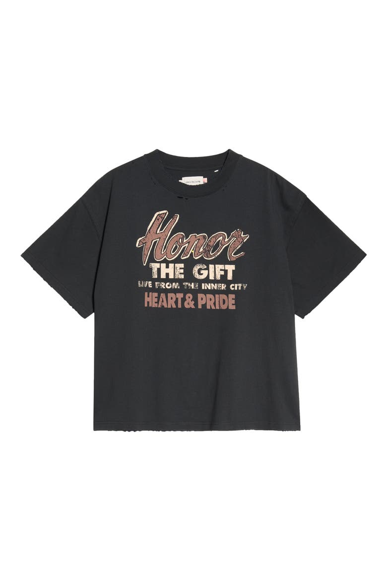 Heart & Pride Cotton Graphic T-Shirt, Main, color, BLACK