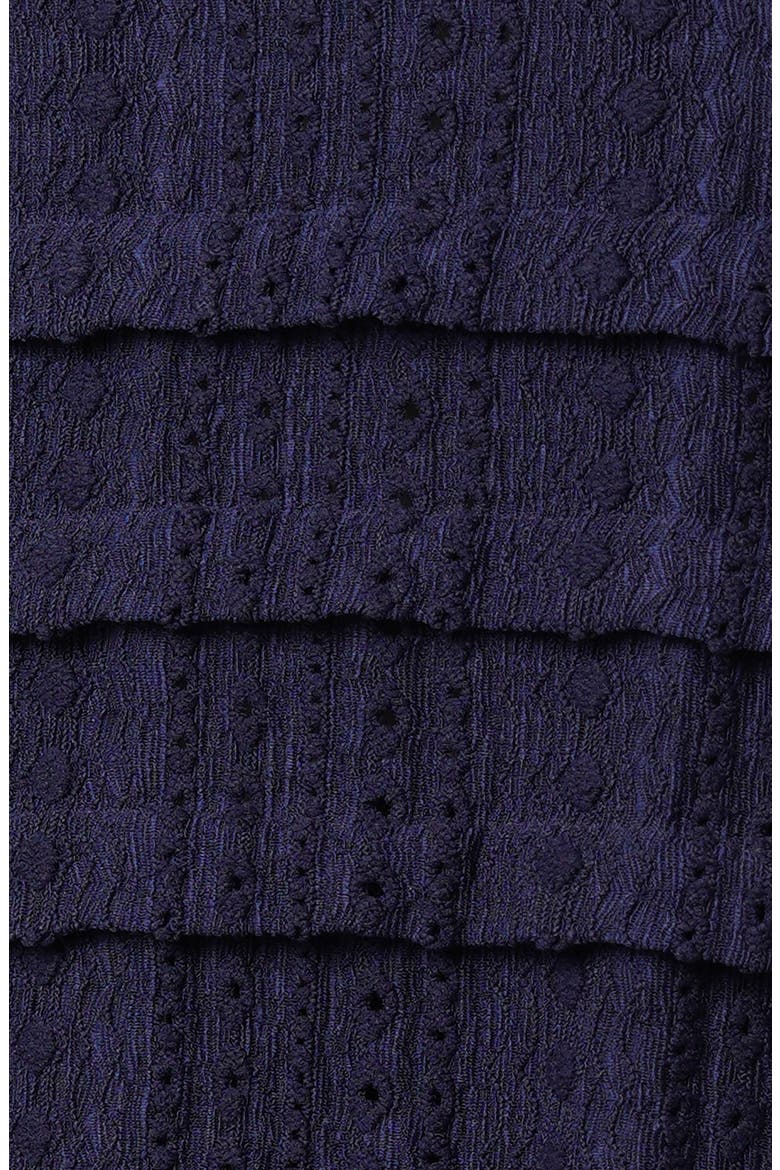Eyelet Ruffle Top, Alternate, color, NAVY