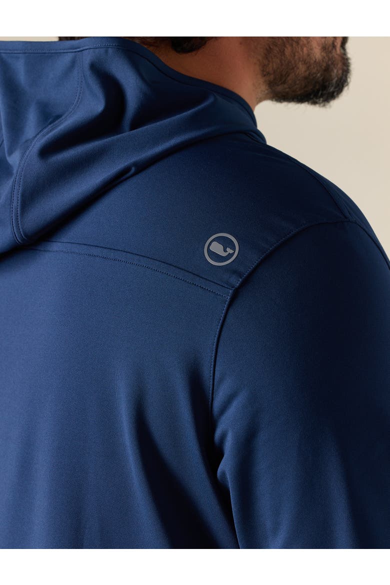 Big & Tall Performance Clubhouse Hoodie, Alternate, color, BLUE BLAZER