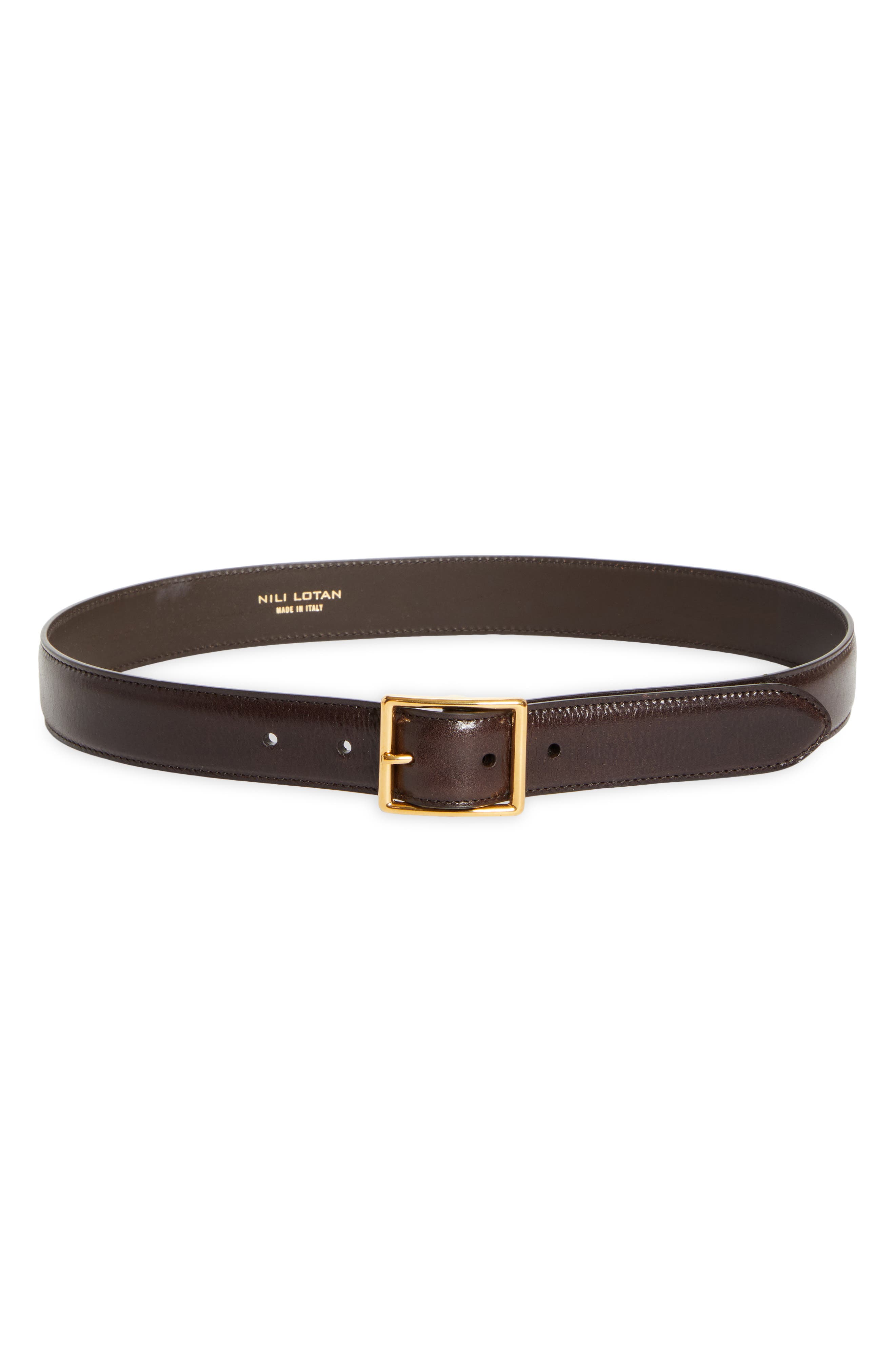 selected ESPRESSO W ANTIQUE GOLD BUCKLE