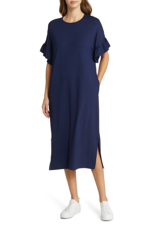Nali Ruffle Sleeve Dress