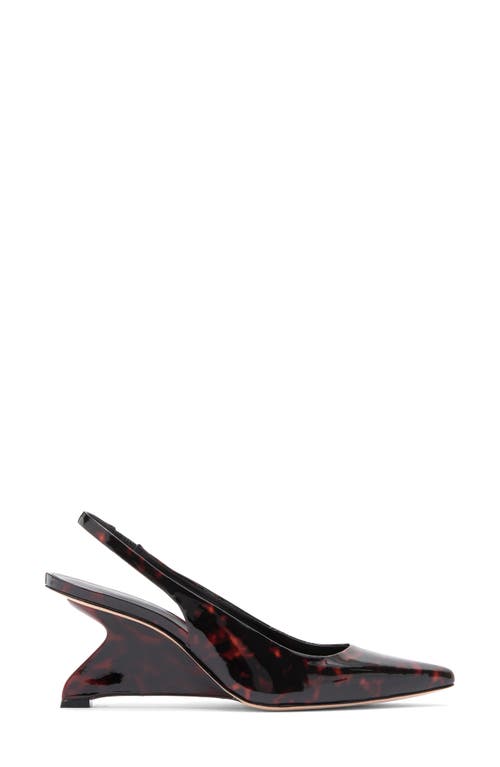 Reformation Westlyn Wedge Pump In Red