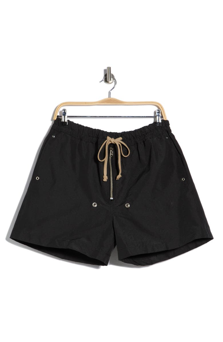 mnml Mud Drawstring Shorts, Alternate, color, Black