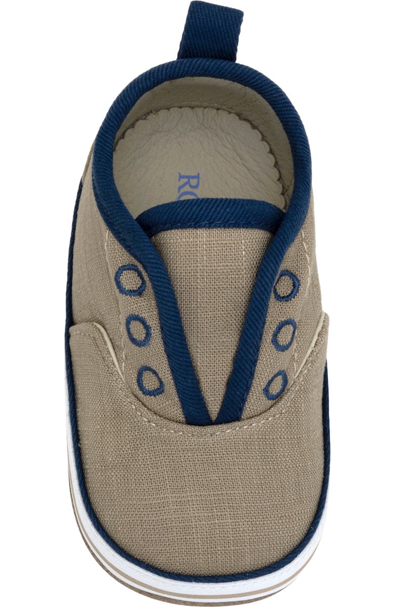 Robeez<sup>®</sup> Kids' Calder Slip-On Sneaker, Alternate, color, Taupe