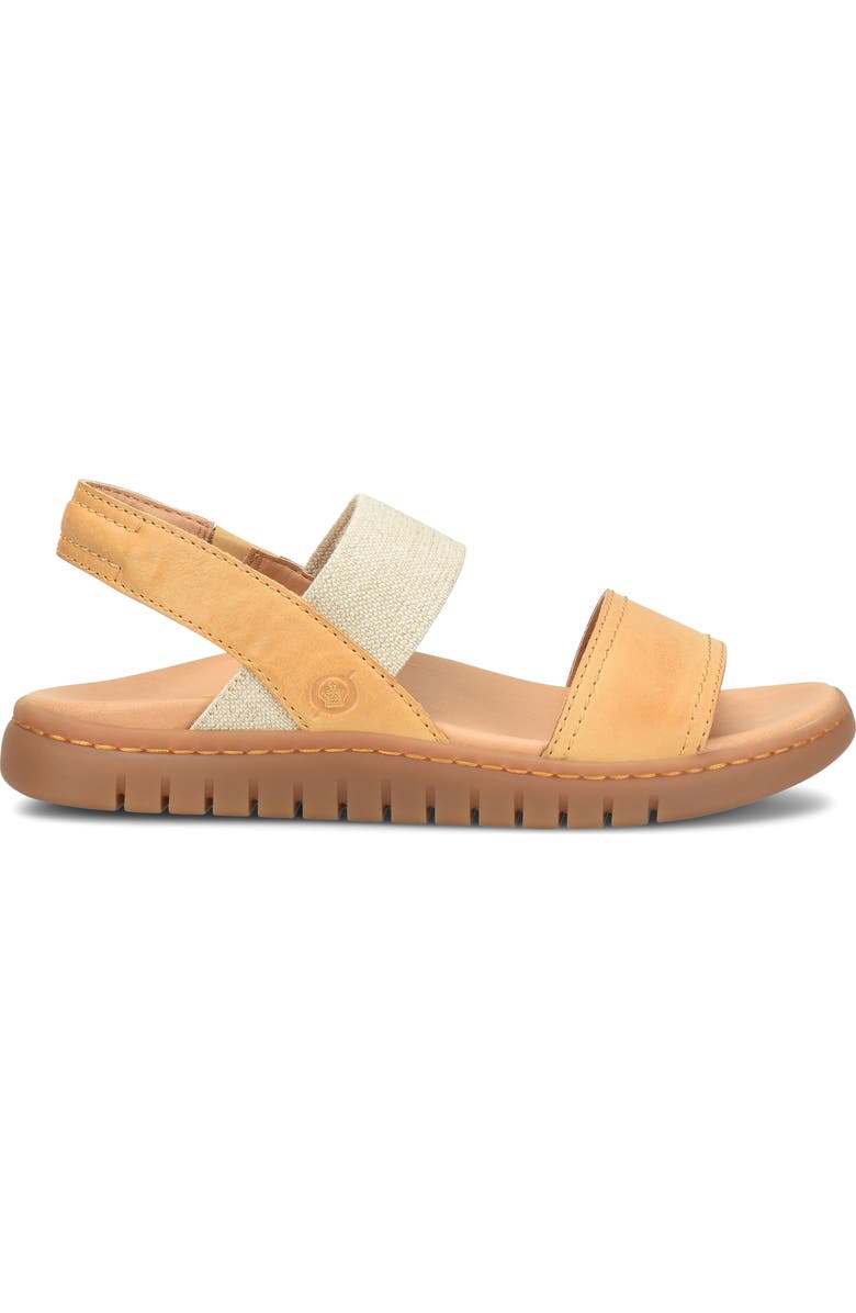 Børn Amabel Sandal, Alternate, color, Yellow Leather