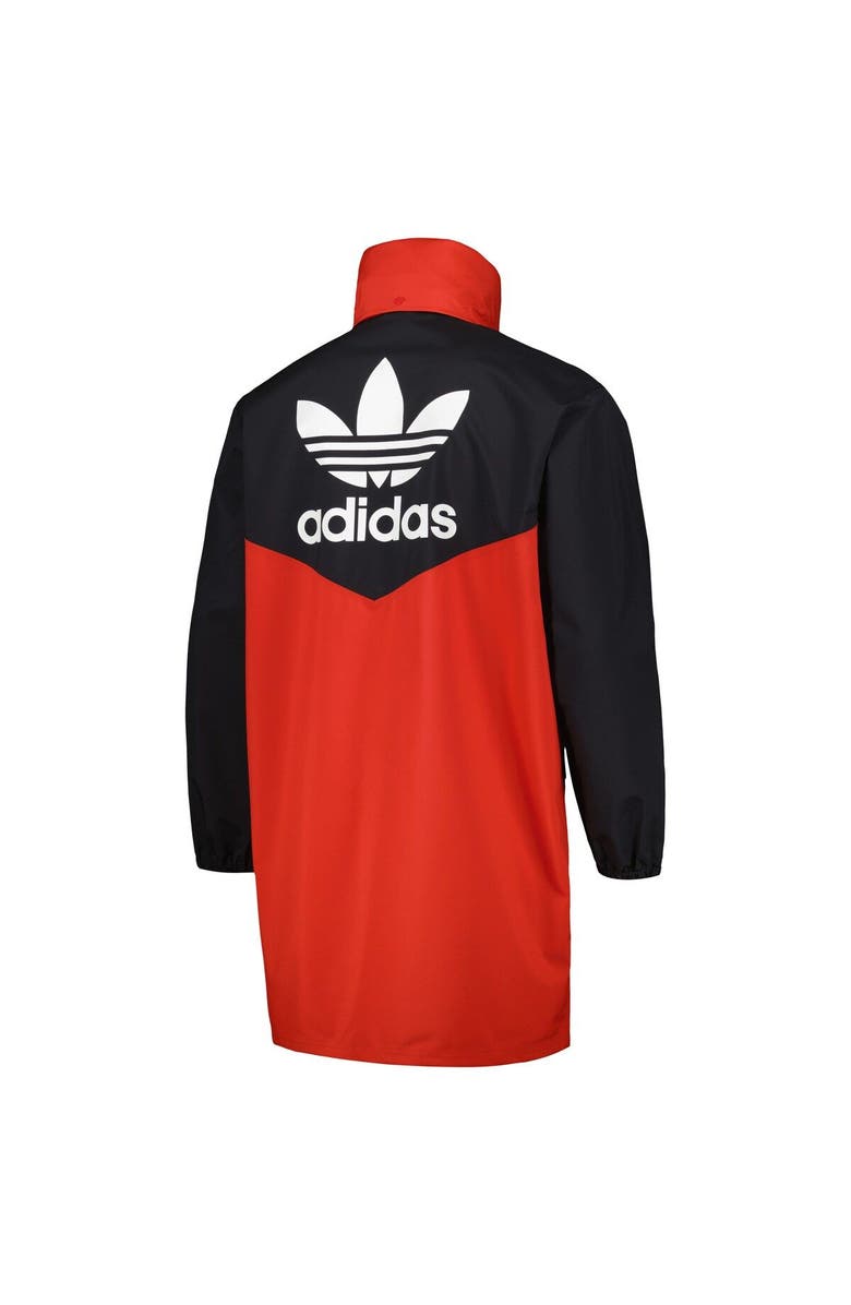adidas Originals Men's adidas Originals Red/Black Manchester United Hoodie Full-Zip Bench Jacket, Alternate, color, Red
