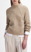Barbour Rhonda Funnel Neck Wool Blend Sweater