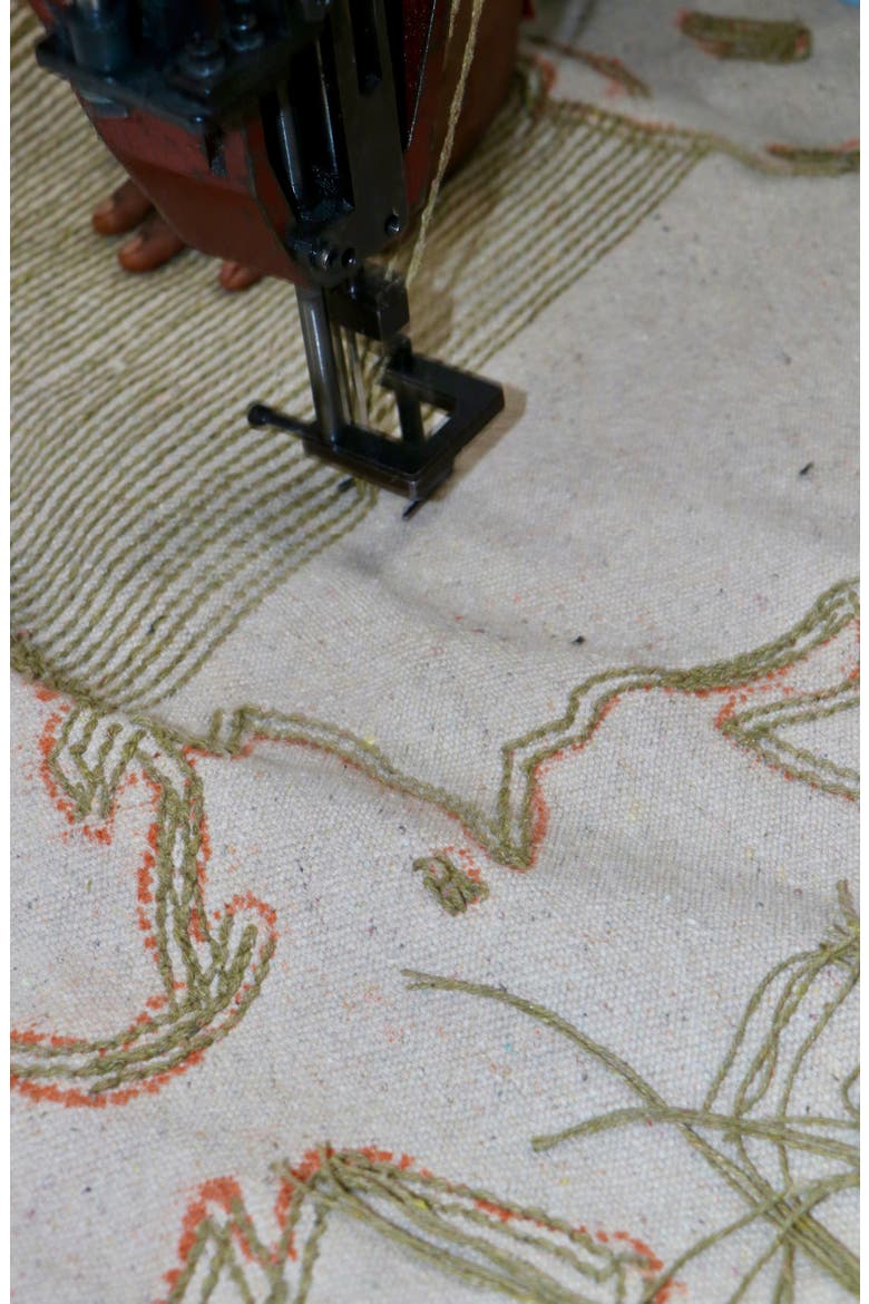 RugCycled World Map Washable Cotton Blend Rug, Alternate, color, NATURAL SOIL BROWN