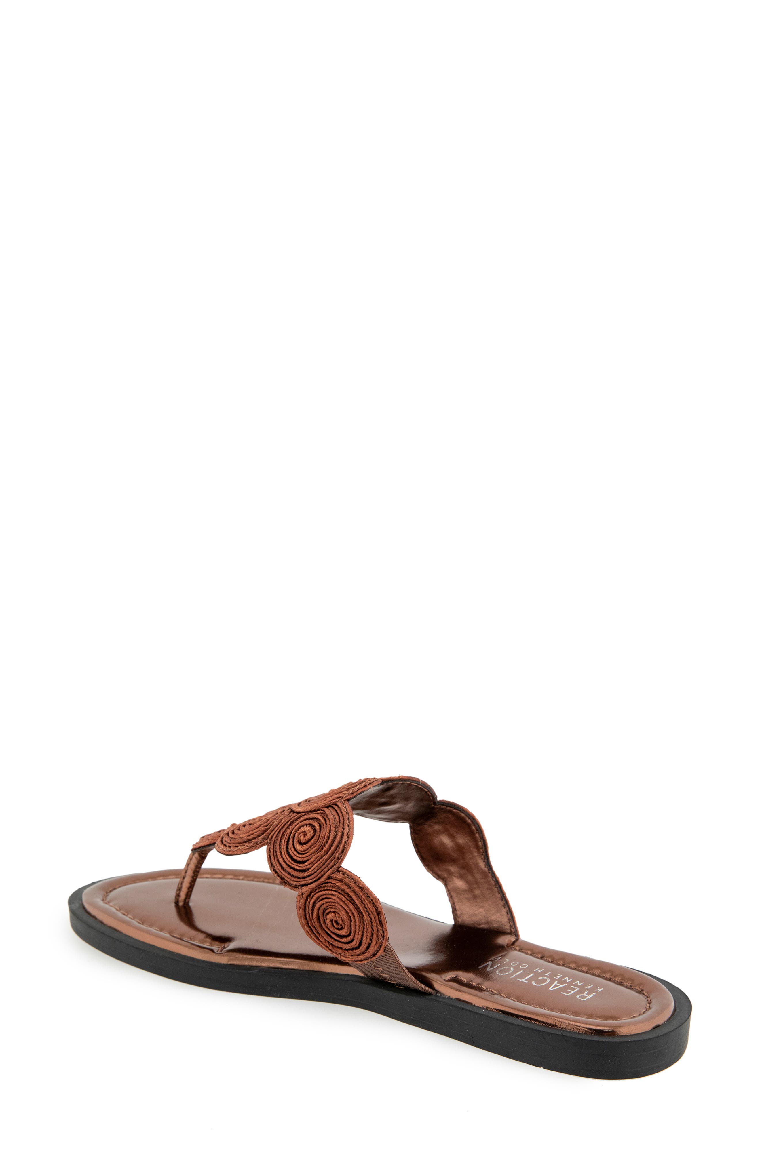Reaction Kenneth Cole Spiraling Flip Flop, Alternate, color, 