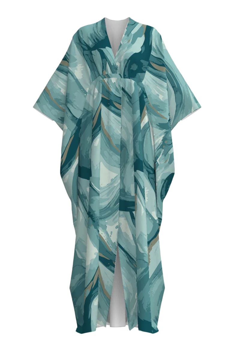Naim Dress, Alternate, color, Aura Blu