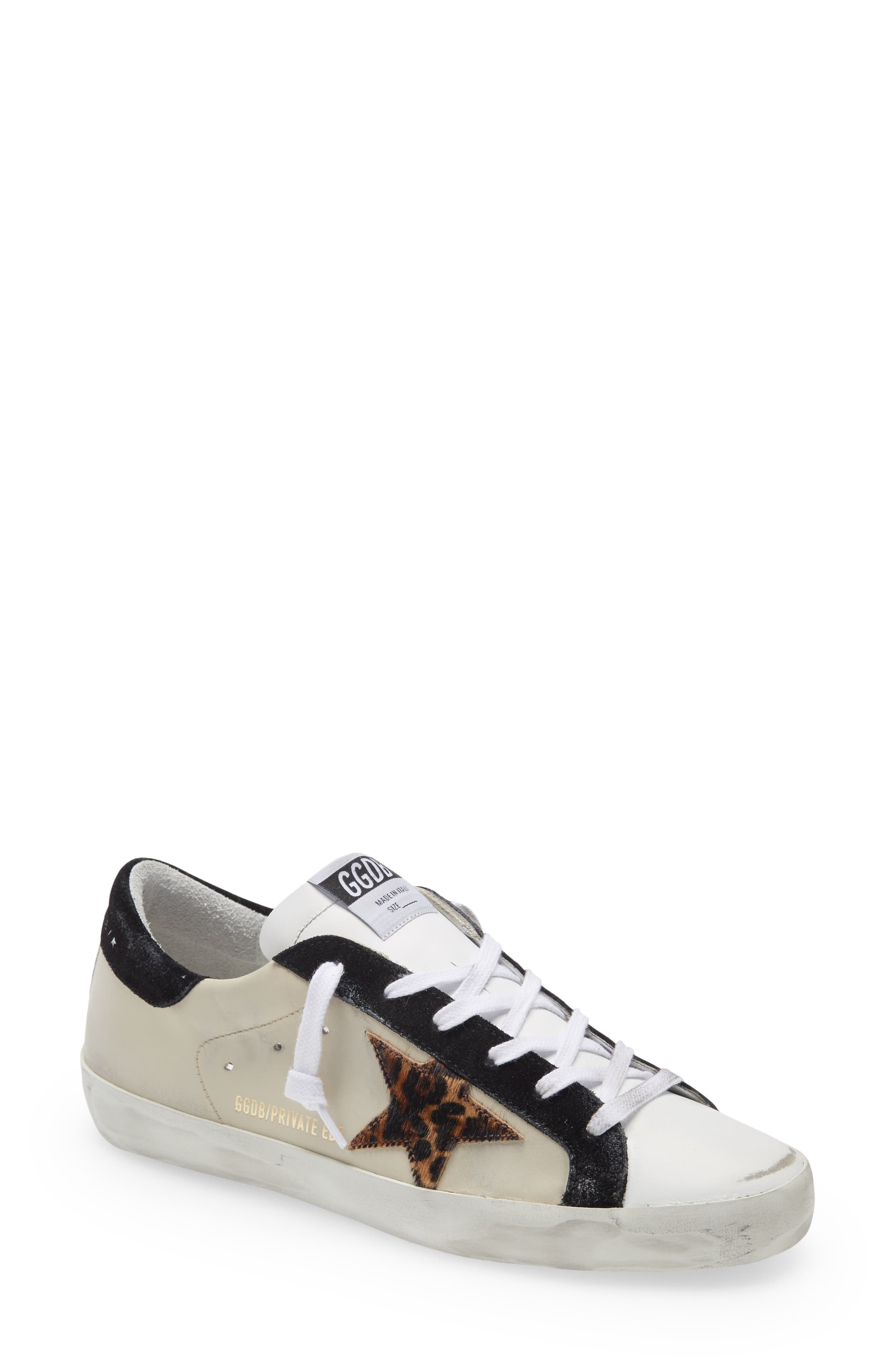 Golden Goose Super-Star Genuine Calf Hair Sneaker, Main, color, 