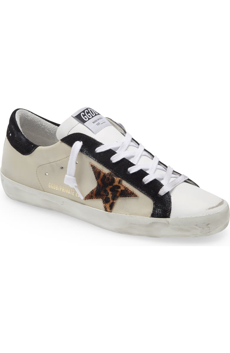 Golden Goose Super-Star Genuine Calf Hair Sneaker, Main, color,