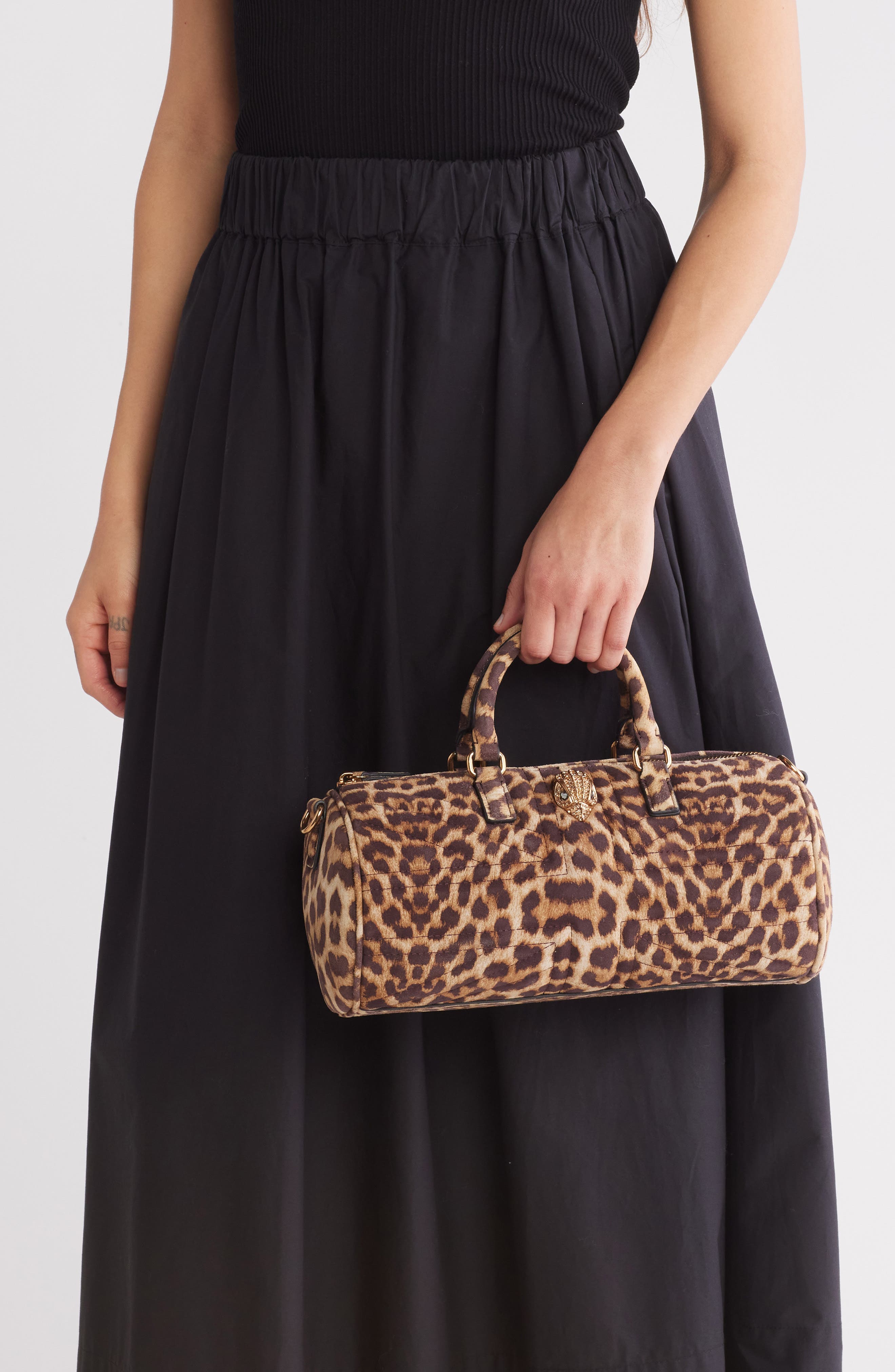 Kurt Geiger London Kensington Barrel Crossbody Bag, Alternate, color, Open Brown