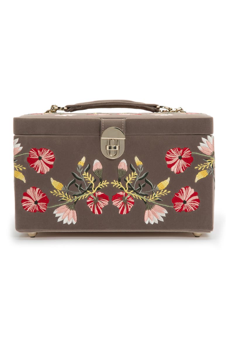 Zoe Medium Jewelry Box, Main, color, MINK