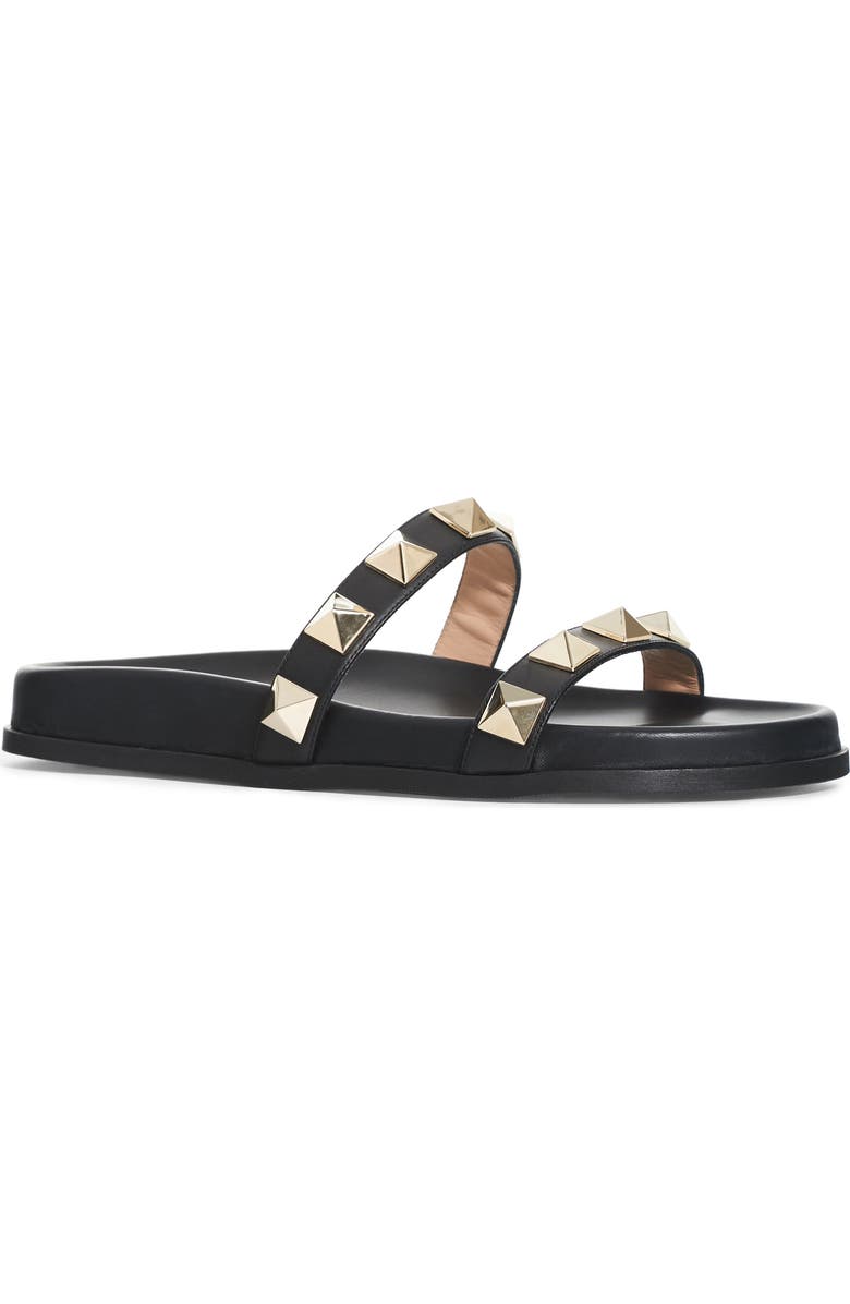 Valentino Garavani Rockstud Lock Slide Sandal, Main, color,
