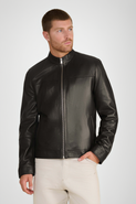 FURNIQ UK Otis Racer Leather Jacket