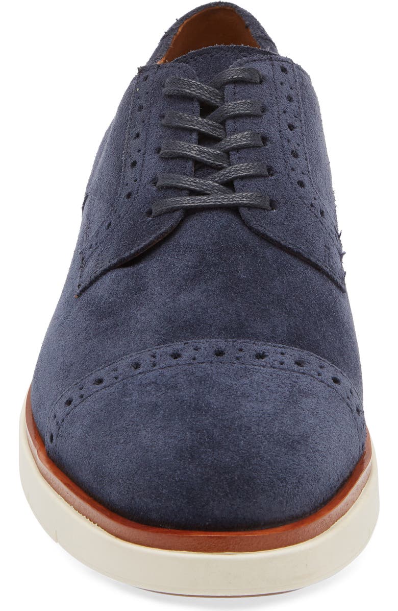 Allen Edmonds Caleb Hybrid Cap Toe Derby, Alternate, color, Sea