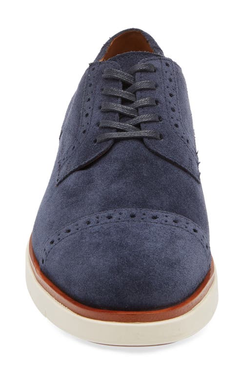 Allen Edmonds Caleb Hybrid Cap Toe Derby In Sea