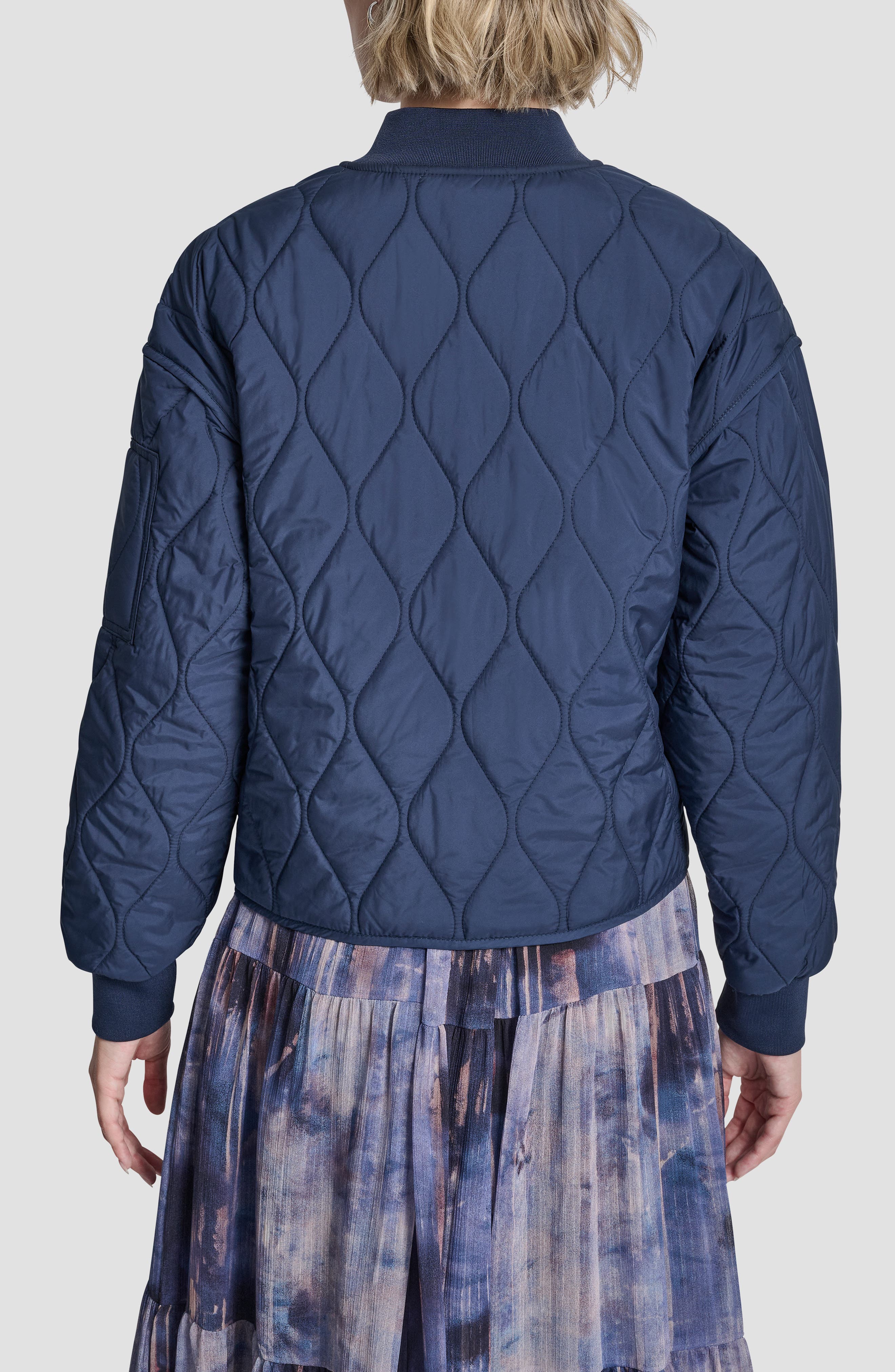 Quilted Bomber Jacket - image 4