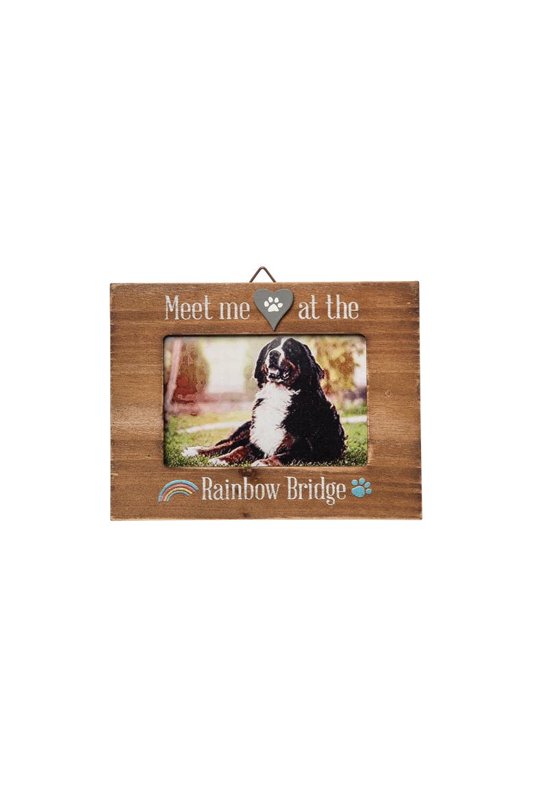 8.43" x 6.46" Rainbow Bridge Frame, Main, color, Brown