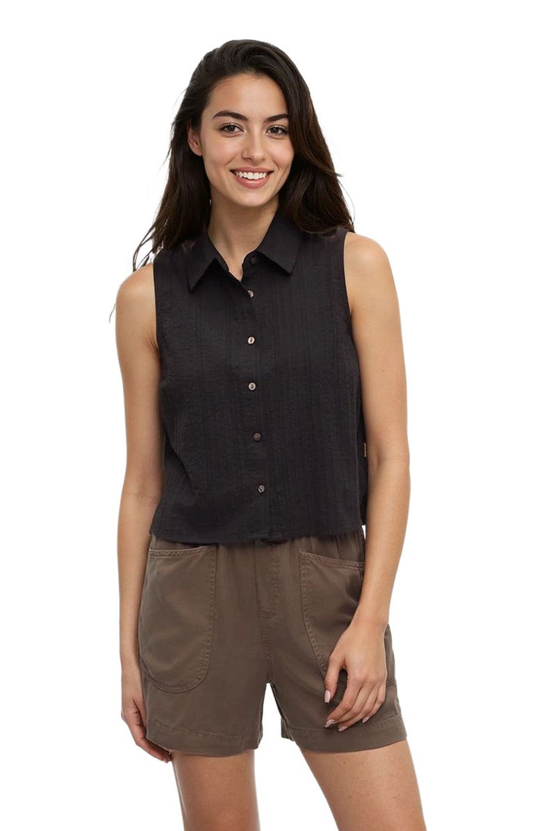 tentree Robins Shirt, Alternate, color, Meteorite Black