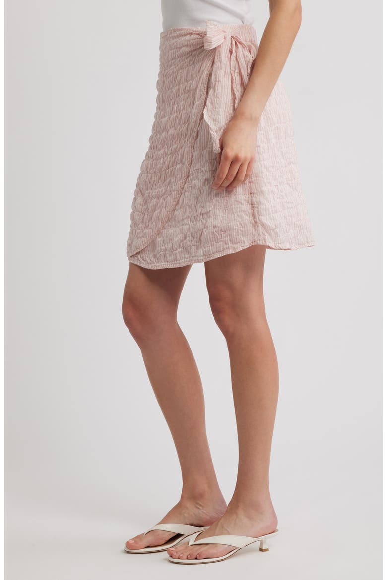 Wrap Miniskirt, Alternate, color, BLOSSOM