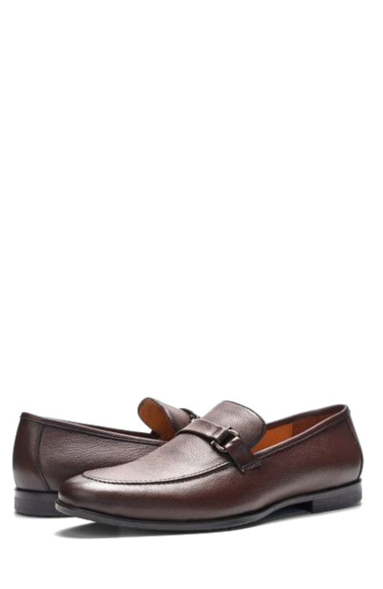 Astor Loafer, Alternate, color, Brown Leather