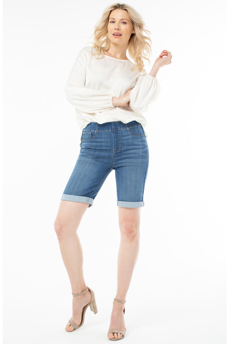 Chloe Pull-On Bermuda Shorts, Alternate, color, STILLWELL