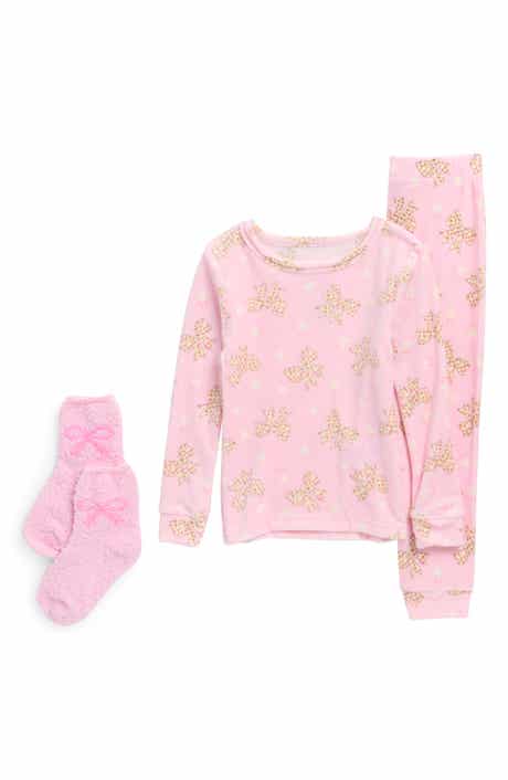 Kids' 3-Piece Pajamas & Socks Set