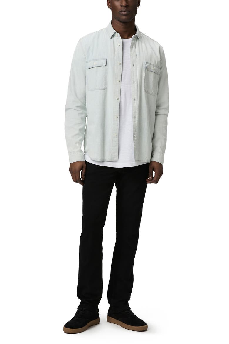 Federal Slim Straight Leg Jeans, Alternate, color, BLACK SHADOW