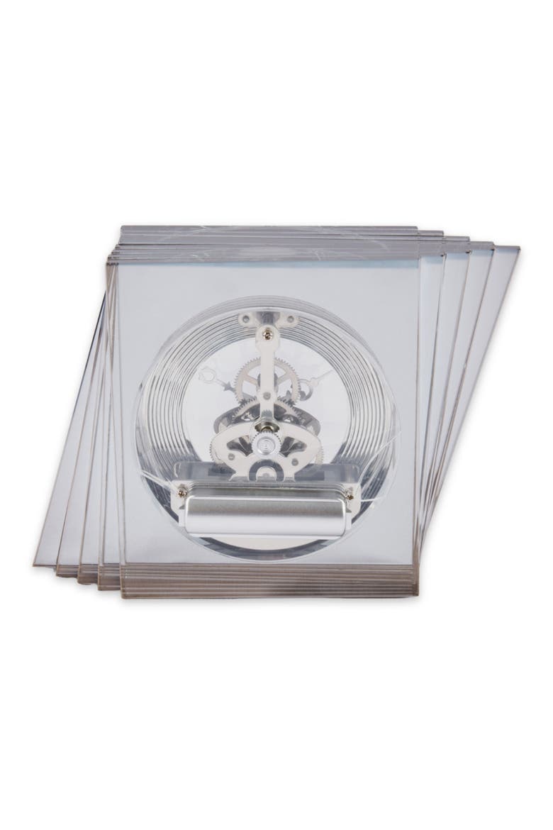 Bones Skeleton Clock, Alternate, color, WHITE
