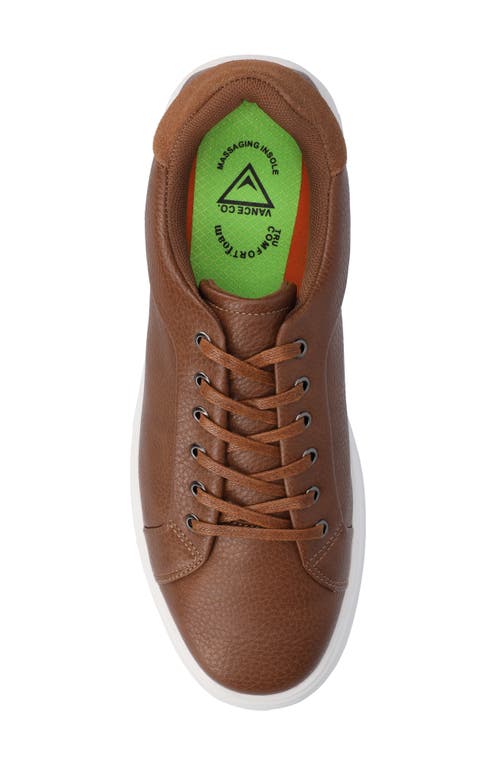 Vance Co. Vance Co Robby Vegan Leather Casual Sneaker In Brown