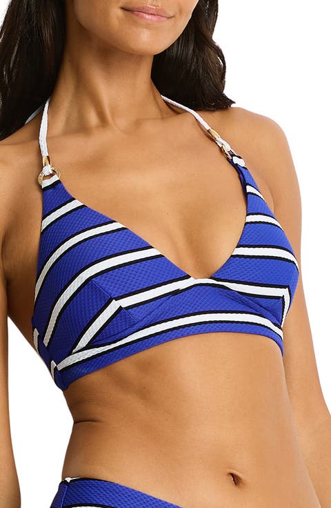Voyage Longline Halter Bikini Top