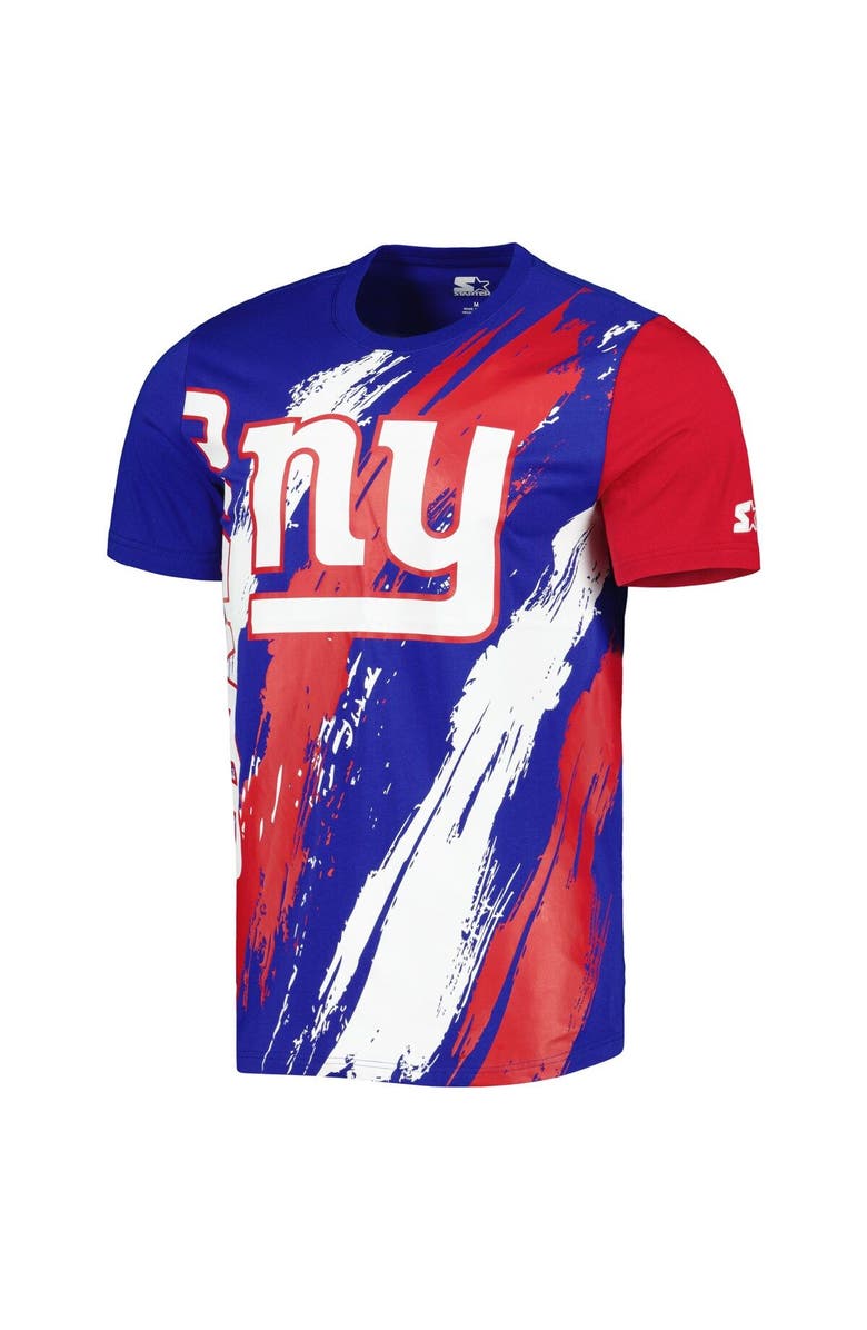 STARTER Men's Starter Royal New York Giants Extreme Defender T-Shirt, Alternate, color, 