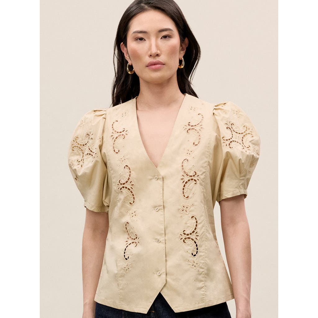 REBECCA TAYLOR REBECCA TAYLOR RAQUEL TWILL SHIRT