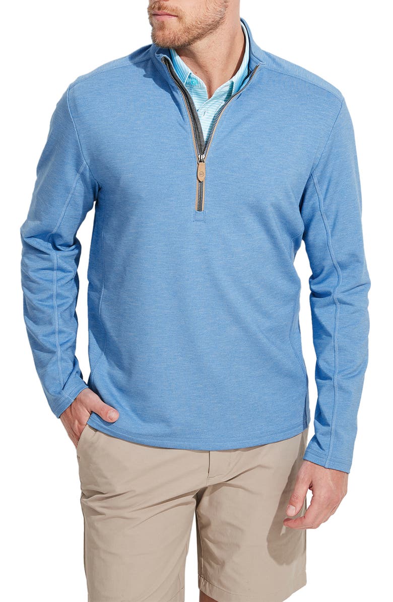 vineyard vines x Jim Nantz Pescadero Half-Zip Performance Pullover, Main, color,
