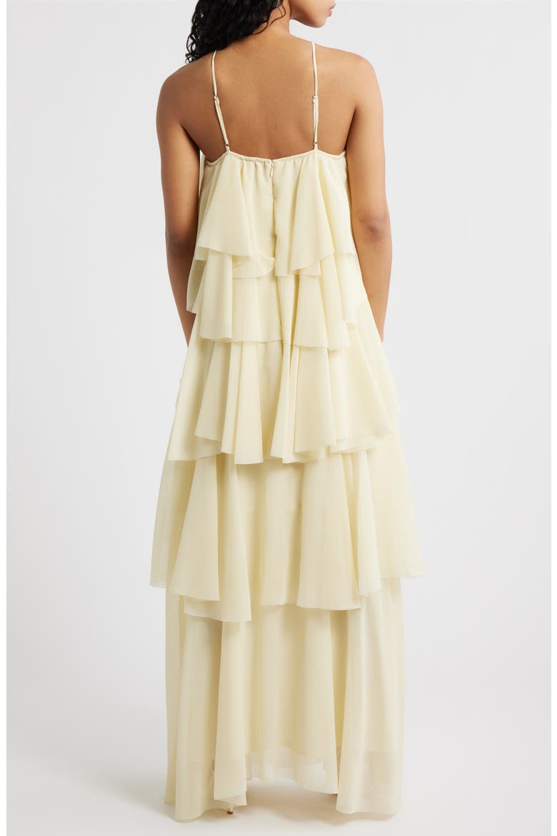 Emery Ruffle Maxi Dress, Alternate, color, YELLOW