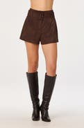 ASTR the Label Rain High Waist Belted Shorts
