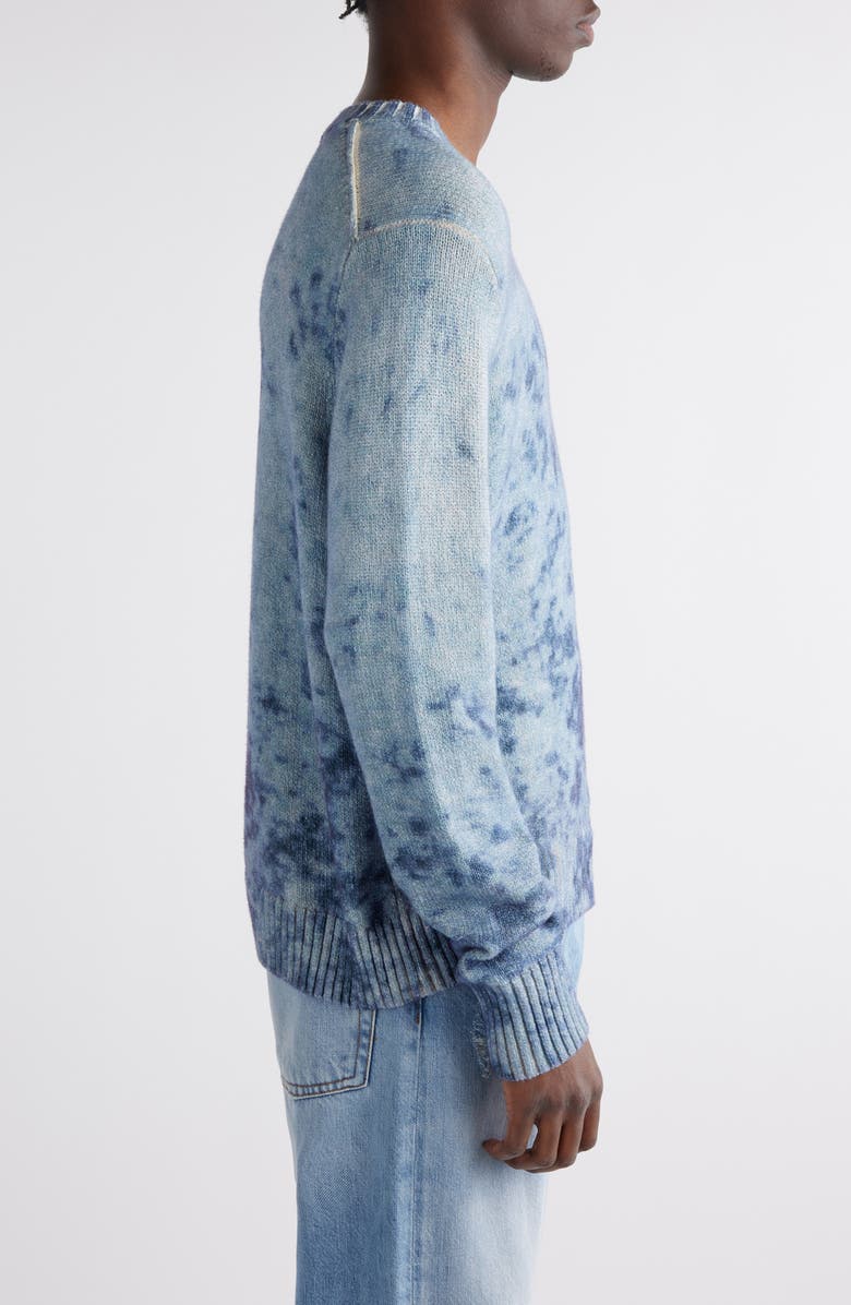 Acne Studios Acid Wash Cotton Sweater, Alternate, color,
