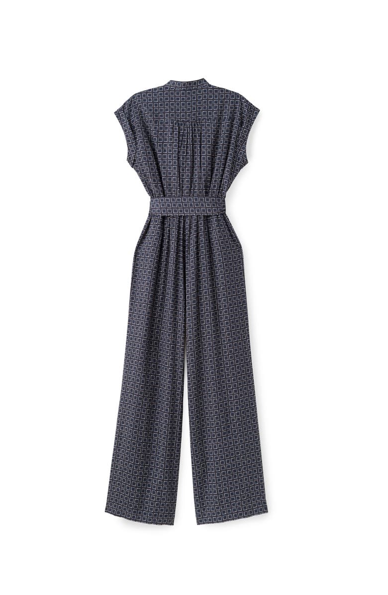 Cartolina Marin Linen Jumpsuit, Alternate, color, Midnight Blue